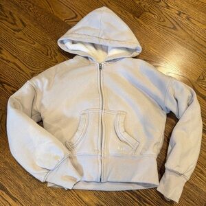 NWOT Abercrombie & Fitch Kids Light Grey Hoodie
